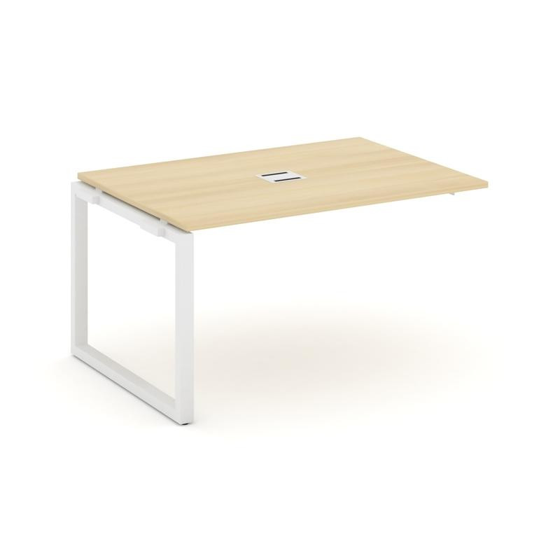 Style Project Проходной наб. элем. перег. стола SN-59O.NSPRG-002 Акация Лорка/Металл Белый 1180*980*