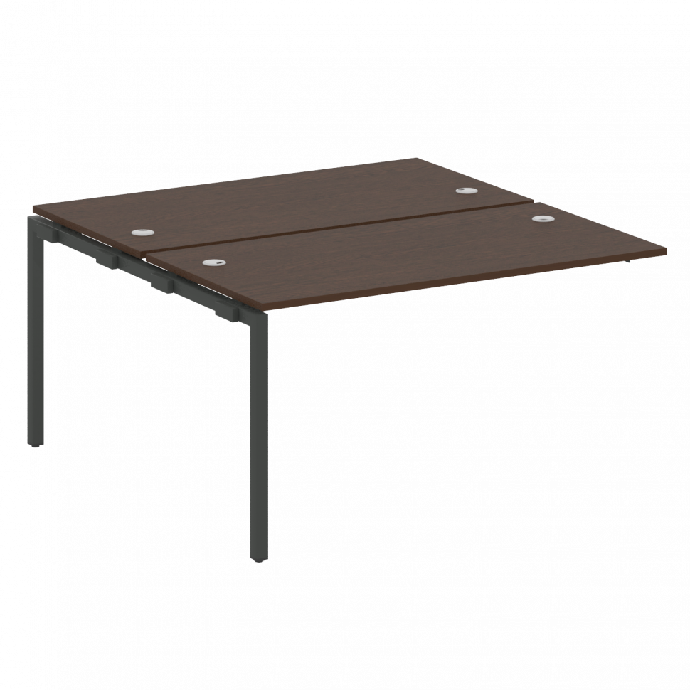 Metal System Quattro Проходной элемент рабочей станции на П-образном м/к 40БП.ПРС-СП-2.3 Венге Цаво/ Metal System Quattro Проходной элемент рабочей станции на П-образном м/к 40БП.ПРС-СП-2.3 Венге Цаво/