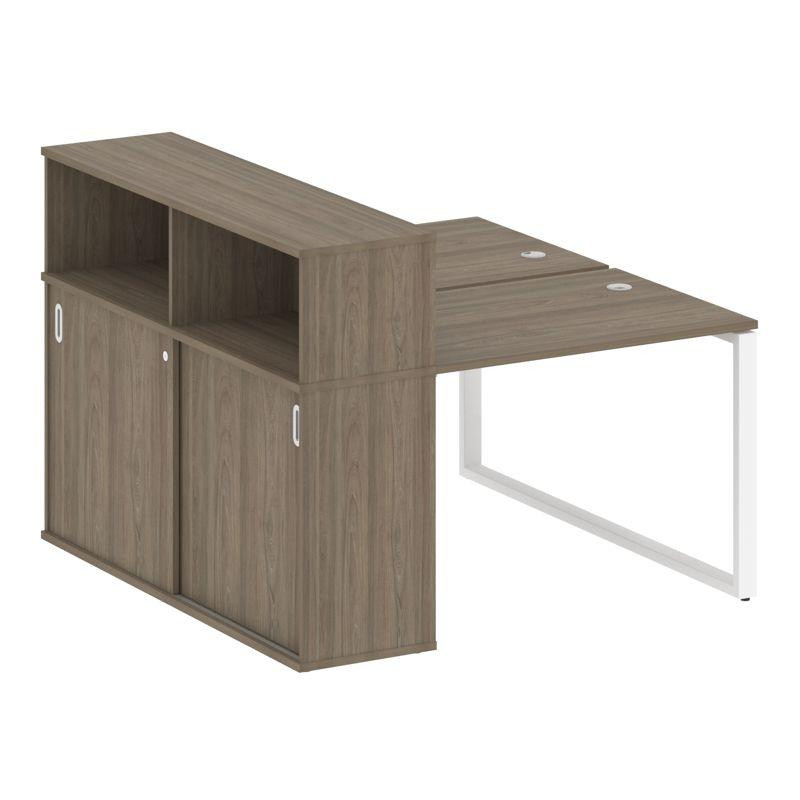 Metal System Рабочая станция с шкафом-купе на О-образном м/к БО.РС-СШК-2.1 Т Вяз Благородный/Металл Metal System Рабочая станция с шкафом-купе на О-образном м/к БО.РС-СШК-2.1 Т Вяз Благородный/Металл