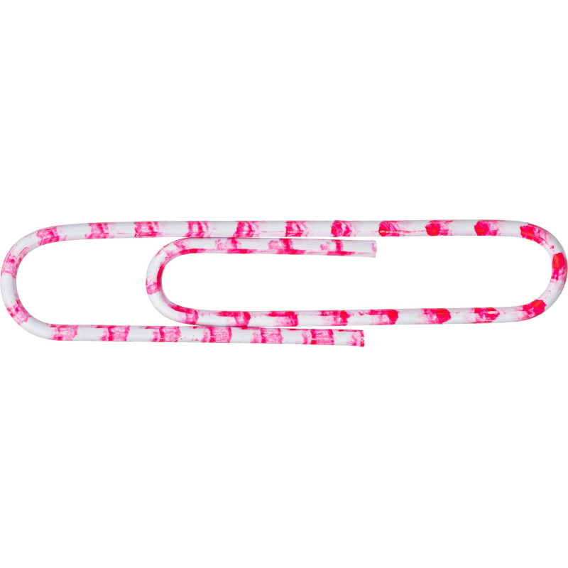 Скрепки Attache Зебра с полимерным покрытием,50 мм,разноцветные,50 шт/уп