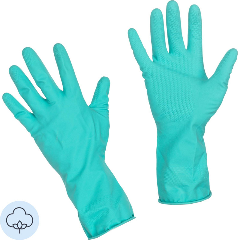 Перчатки резиновые Paclan Practi Extra Dry 407351 р.L