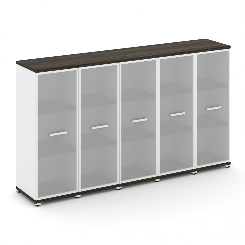 Concept Шкаф 5 узких секций, 3 ниши CN.STU-356 RMW W Дуб Мали/Белый Бриллиант/Металл Белый/Сатин 208 Concept Шкаф 5 узких секций, 3 ниши CN.STU-356 RMW W Дуб Мали/Белый Бриллиант/Металл Белый/Сатин 208