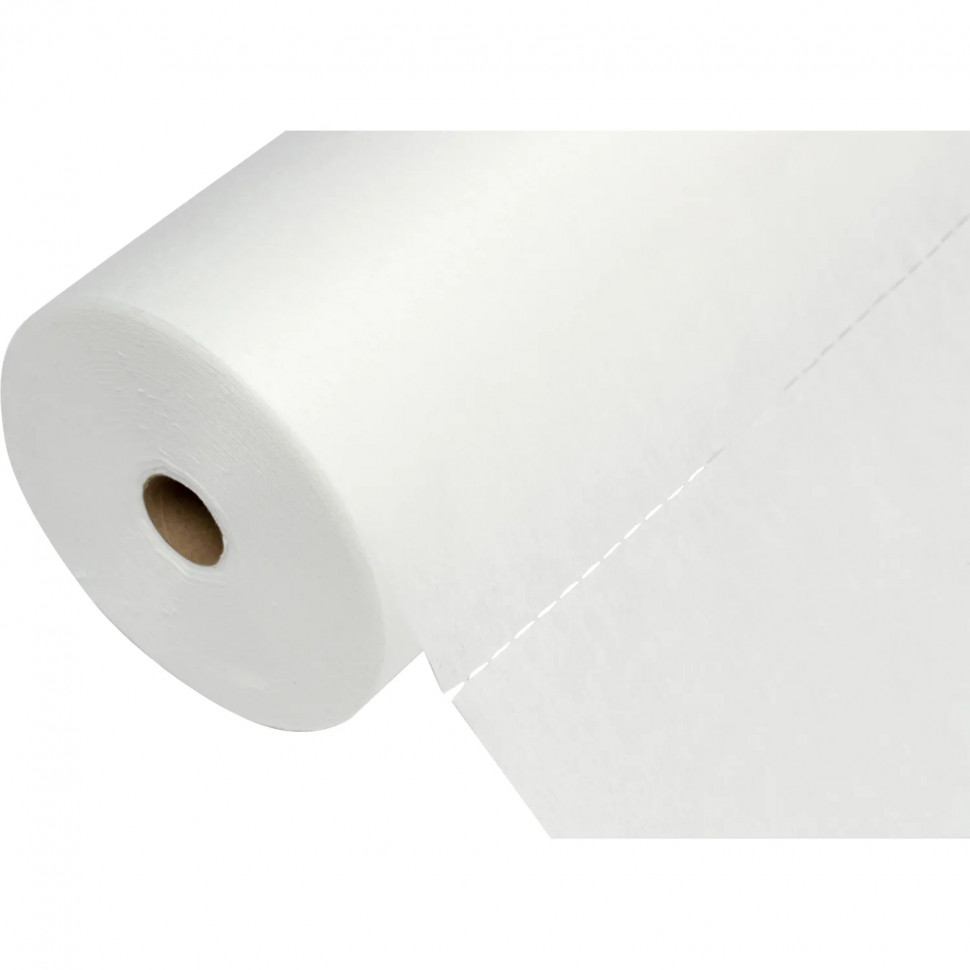 Салфетка спанлейс в рулоне 45х90, белый, пл.40, 100шт/рул, 10254(0513)