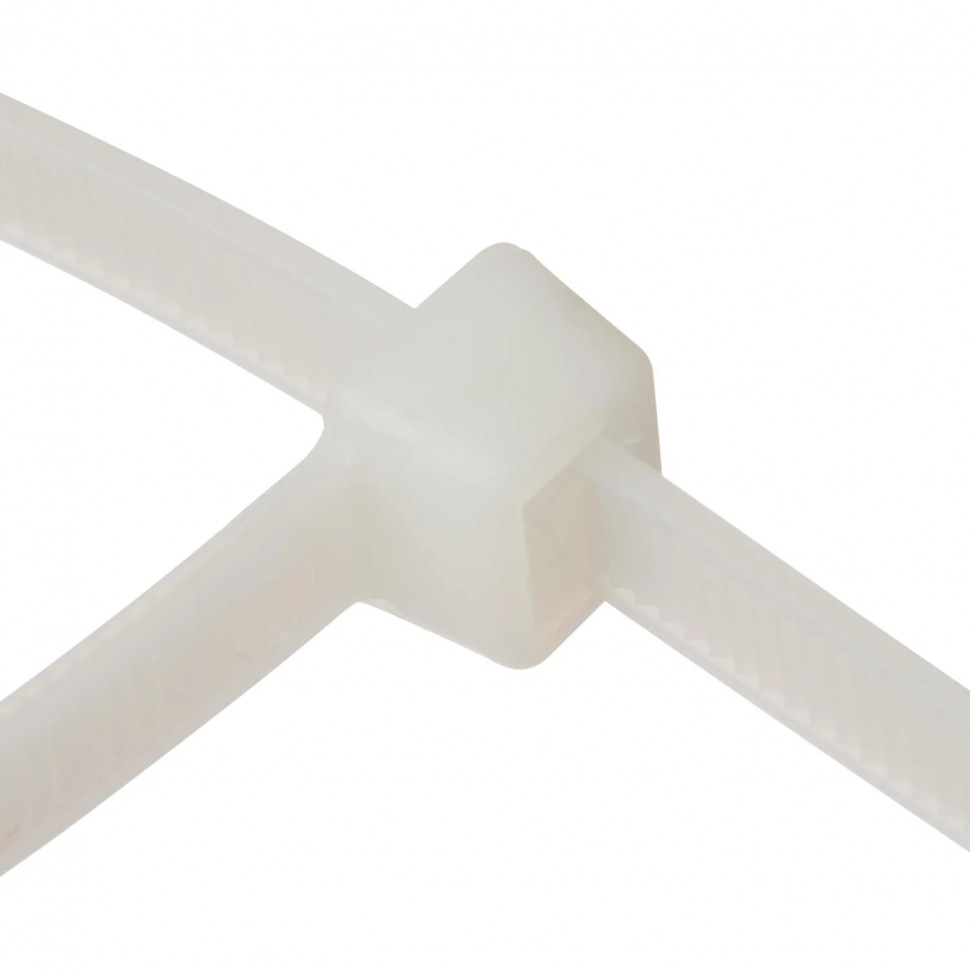 Хомут стяжка нейлоновая Topfort 8х400 (7,6х400 мм) белый 100 шт/уп