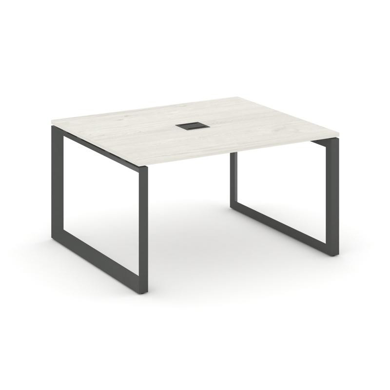 Style Project Стол переговорный SN-59O.SPRG-033 Дуб Наварра/Металл Антрацит 1380*1180*750