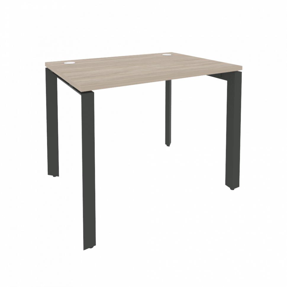 Onix Стол рабочий на П-образном м/к O.MP-SP-1.7 Дуб Аттик/Металл Антрацит 980*720*750