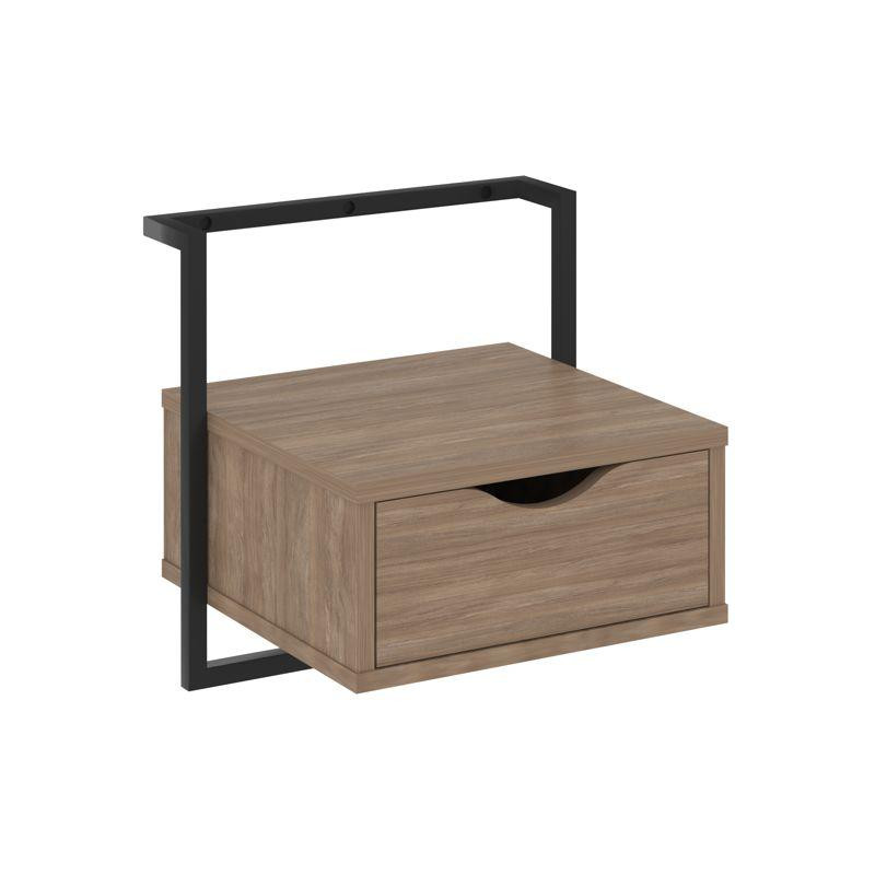 Loft Тумба навесная (крепление к стене) VR.L-SY1 Дуб Аризона/Металл Черный 450*409*450 Loft Тумба навесная (крепление к стене) VR.L-SY1 Дуб Аризона/Металл Черный 450*409*450