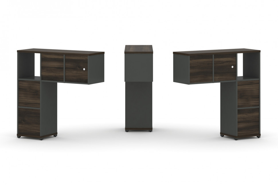 Concept Надставка низкая CN.DNN-004 Дуб Мали/Антрацит/Металл Антрацит 1099*365*1130 Concept Надставка низкая CN.DNN-004 Дуб Мали/Антрацит/Металл Антрацит 1099*365*1130