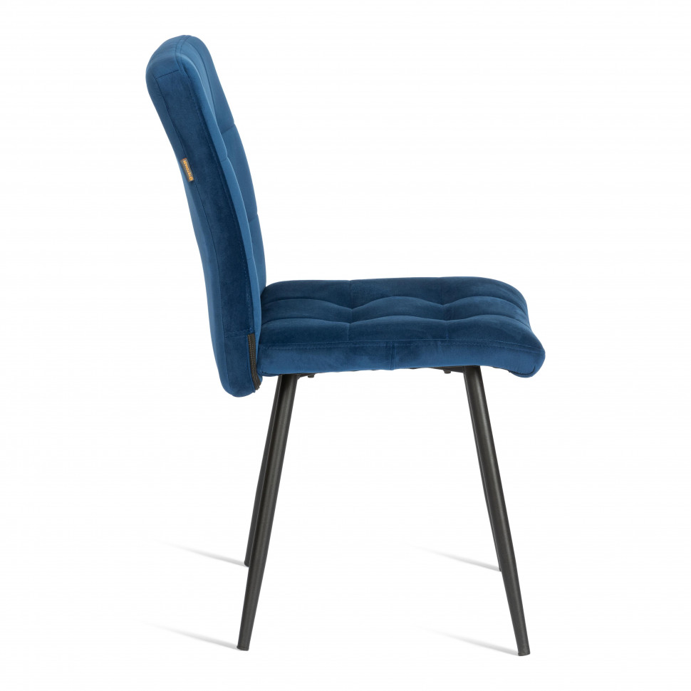 Стул обеденный Medeo велюр, 47х56х89, Blue (синий)