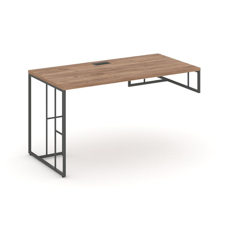 Rift Стол письменный для опорной тумбы правый RF.SPOT-014 (R) Дуб Табак/Металл Антрацит 1580*700*750