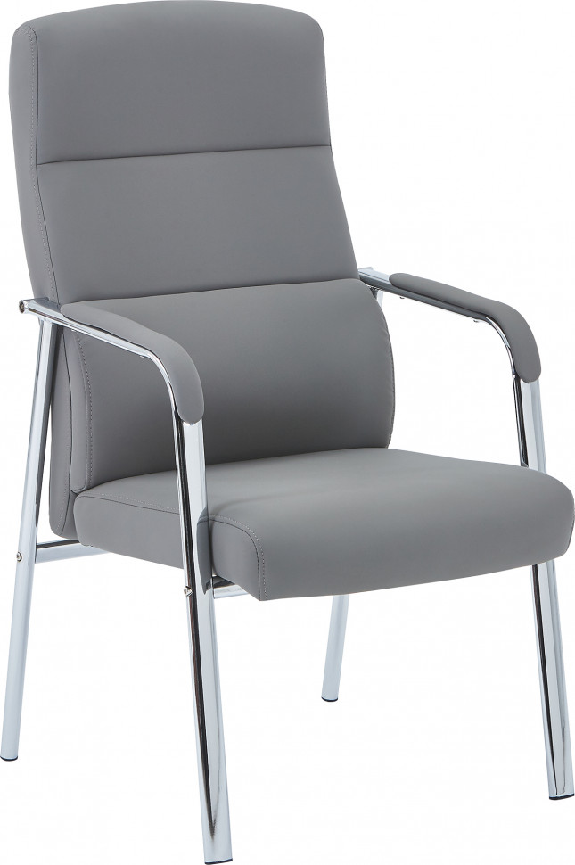 Кресло Everprof City (Сити) Экокожа Серый
