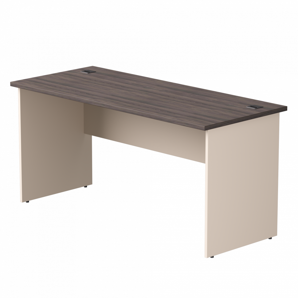 Стол прямой Everprof EVO (ЭВО) опоры ЛДСП 1580х670х755 мм Дуб Пасадена/Кашемир