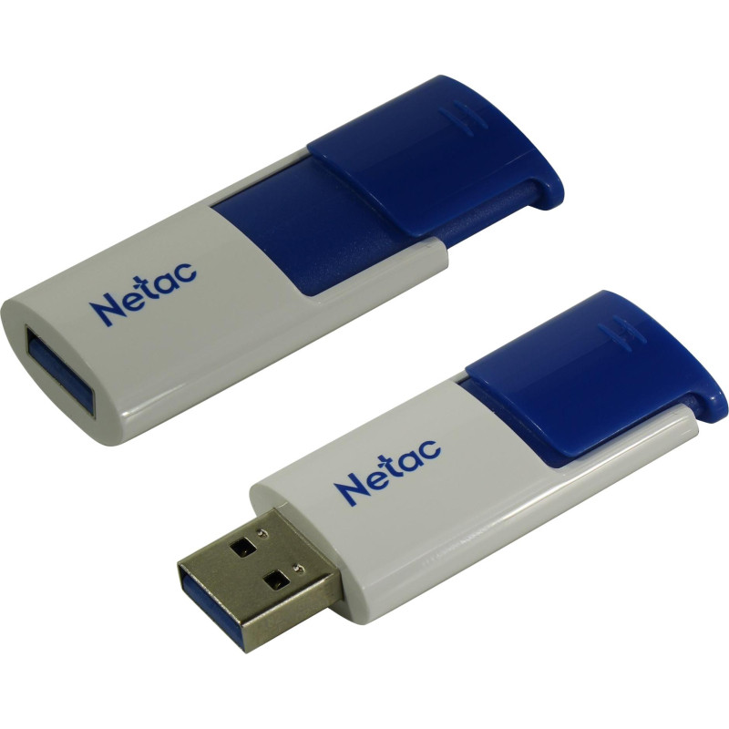 Флеш-память Netac U182 Blue USB3.0 Flash Drive 128GB,retractable