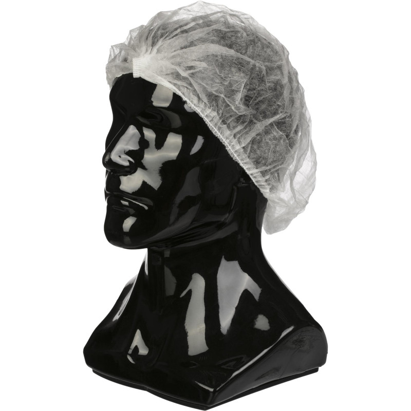 Шапочка -клип одноразовая Шарлотта белая (100 шт/уп)