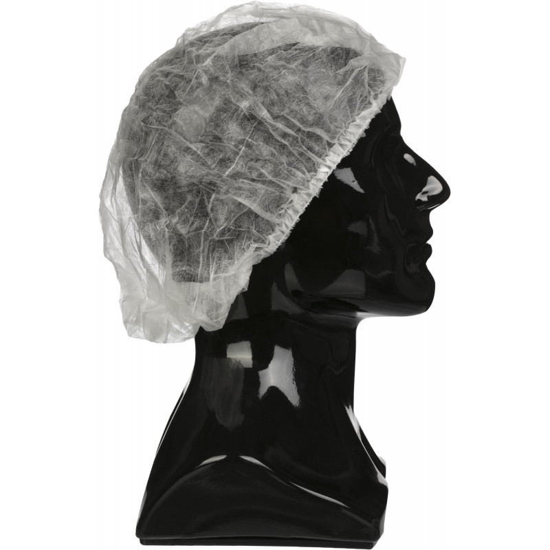 Шапочка -клип одноразовая Шарлотта белая (100 шт/уп)