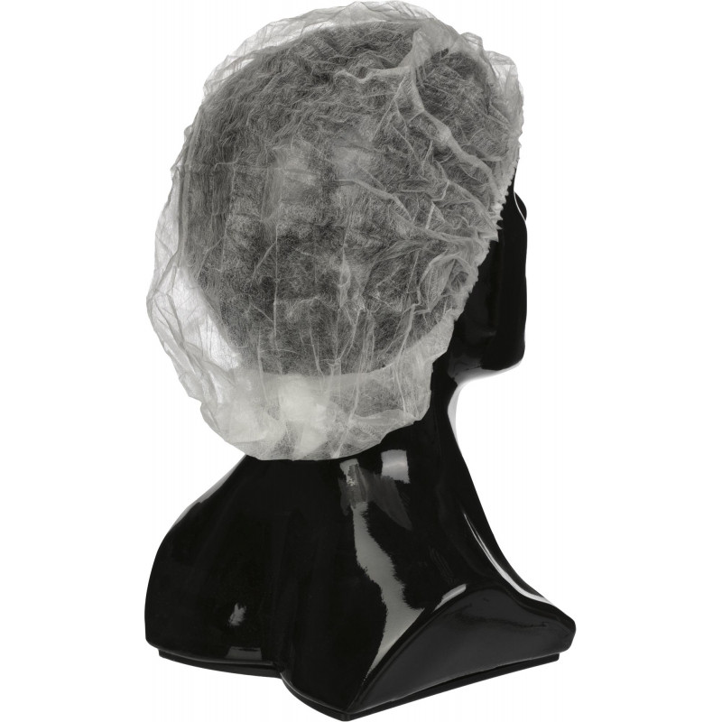 Шапочка -клип одноразовая Шарлотта белая (100 шт/уп)