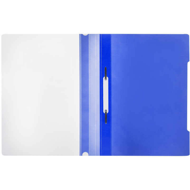 Скоросшиватель пластиковый Attache, А4, Элементари, синий 10шт/уп