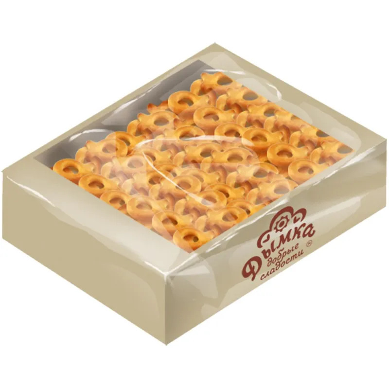 Сушки бараночные Дымка Стайка рыбок 2,1кг/уп