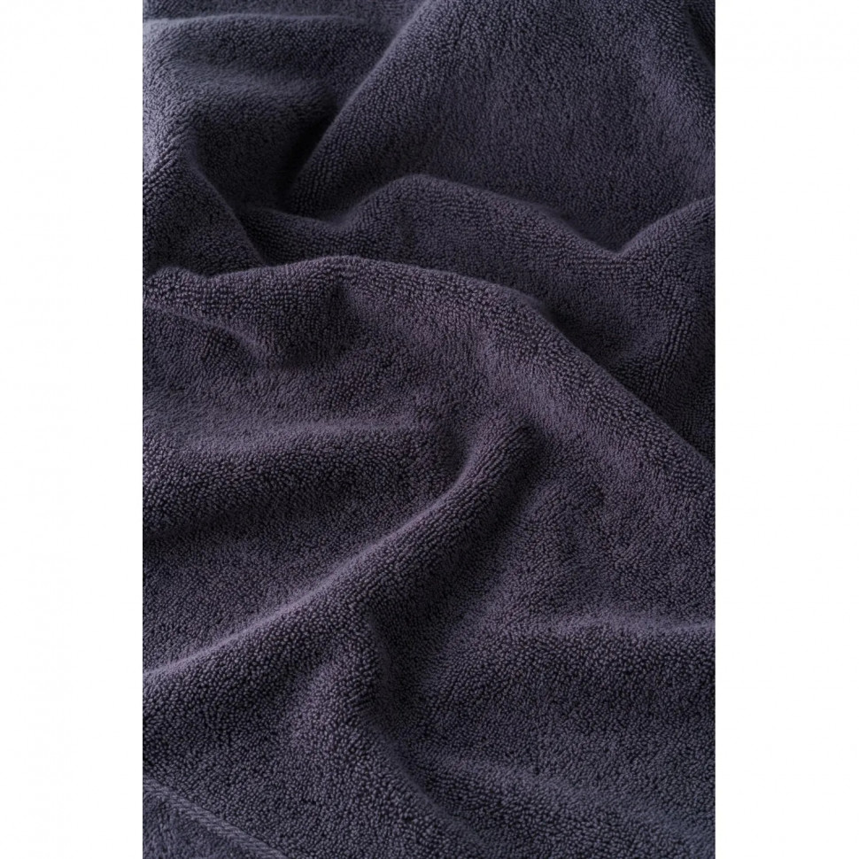 Набор полотенец махровых 2 шт (50x80, 70x130) HOME COLLECTION, темно-серый
