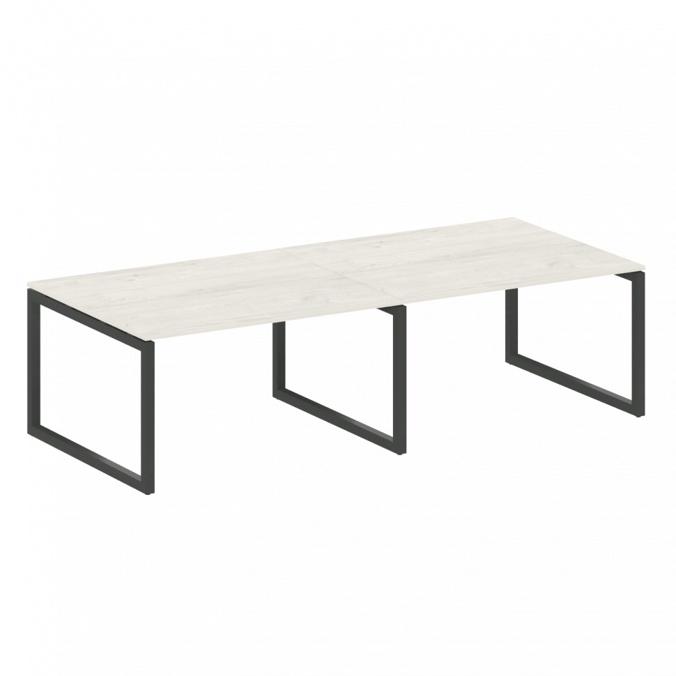 Metal System Quattro Переговорный стол (2 столешницы) на О-образном м/к 50БО.ПРГ-2.3 Дуб Наварра/Мет Metal System Quattro Переговорный стол (2 столешницы) на О-образном м/к 50БО.ПРГ-2.3 Дуб Наварра/Мет