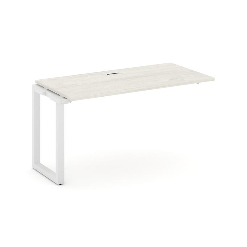 Style Project Проходной наб. элем. SN-59O.ONRS-001 Дуб Наварра/Металл Белый/Белый Заглушка 980*600*7