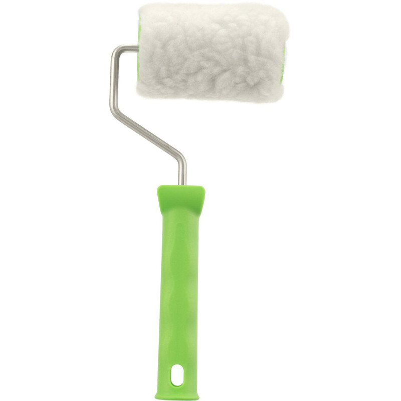 Валик 100 мм D=48 мм с ручкой 6 мм мех натур. Сибртех 80121