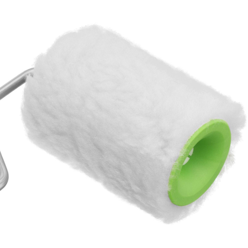 Валик 100 мм D=48 мм с ручкой 6 мм мех натур. Сибртех 80121