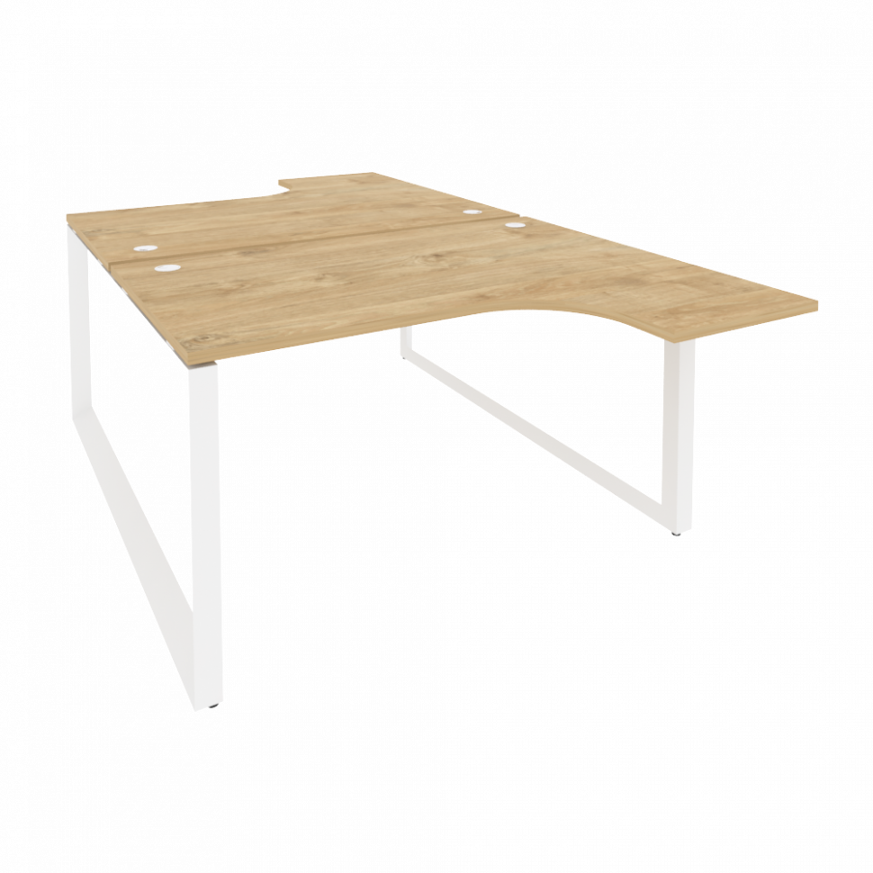 Onix Рабочая станция на О-образном м/к O.MO-D.SA-3 Тиквуд Светлый/Металл Белый 1380*2395*750 (1635/4 Onix Рабочая станция на О-образном м/к O.MO-D.SA-3 Тиквуд Светлый/Металл Белый 1380*2395*750 (1635/4