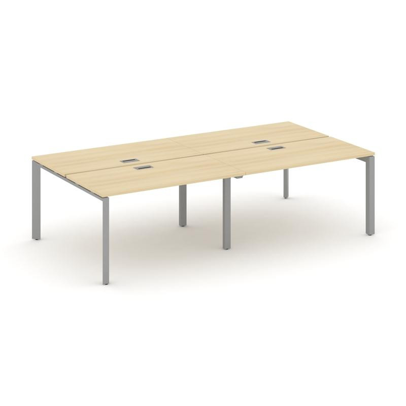 Style Project Рабочая станция двухсторонняя SN-59P.DRS-034 Акация Лорка/Металл Серый/Серебро Заглушк