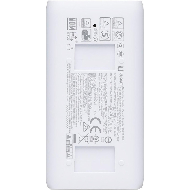 PoE-инжекторUbiquiti U-POE-AF Ubiquiti точ.доступа,48В,802.3af,18В,0.7А