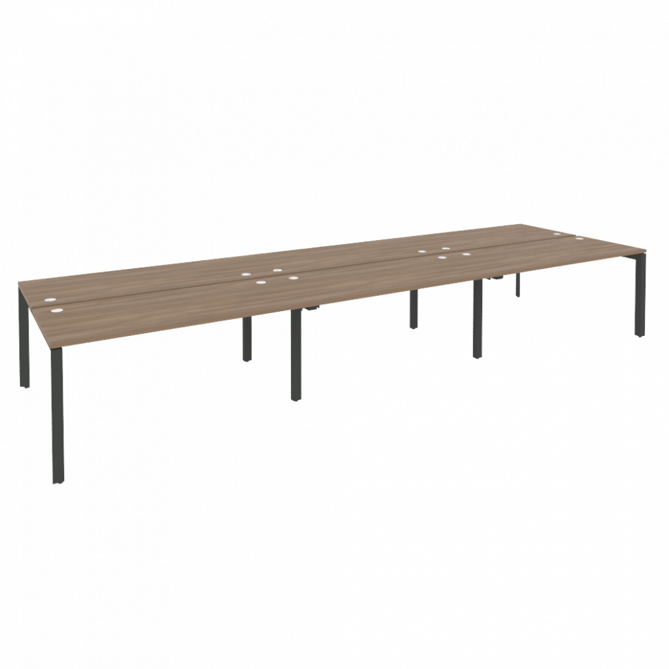 Onix Рабочая станция на П-образном м/к O.MP-D.RS-6.4.7 Дуб Аризона/Металл Антрацит 4740*1475*750