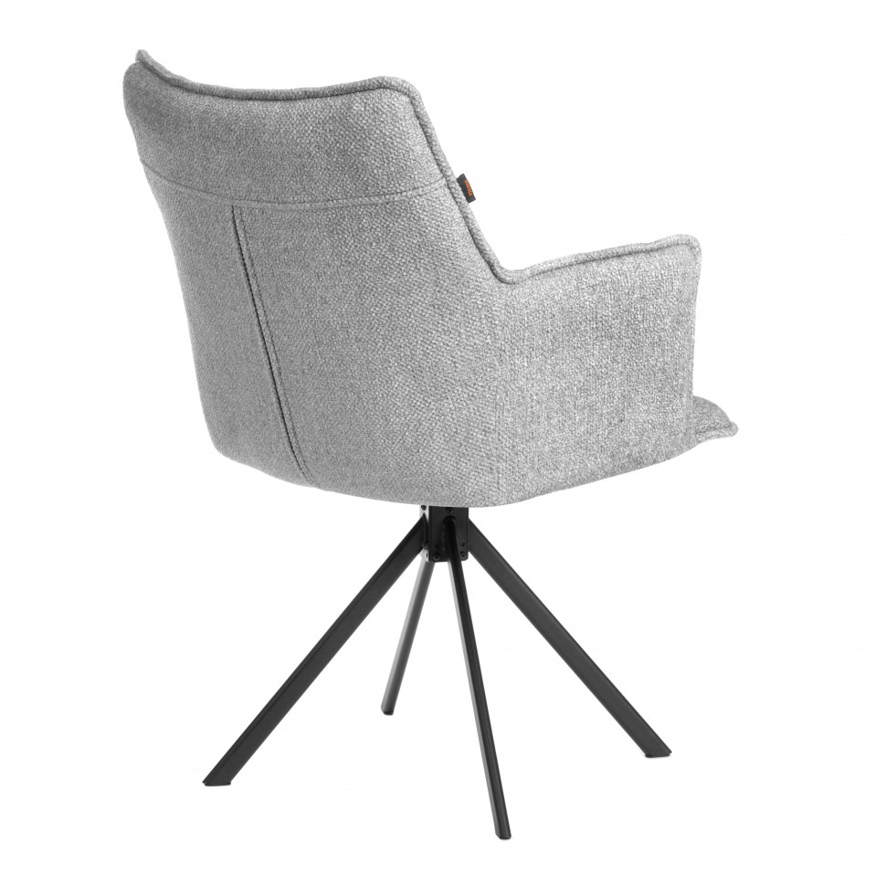 Кресло Lutz/Луц опора 360, велюр/букле, vt шейп серый