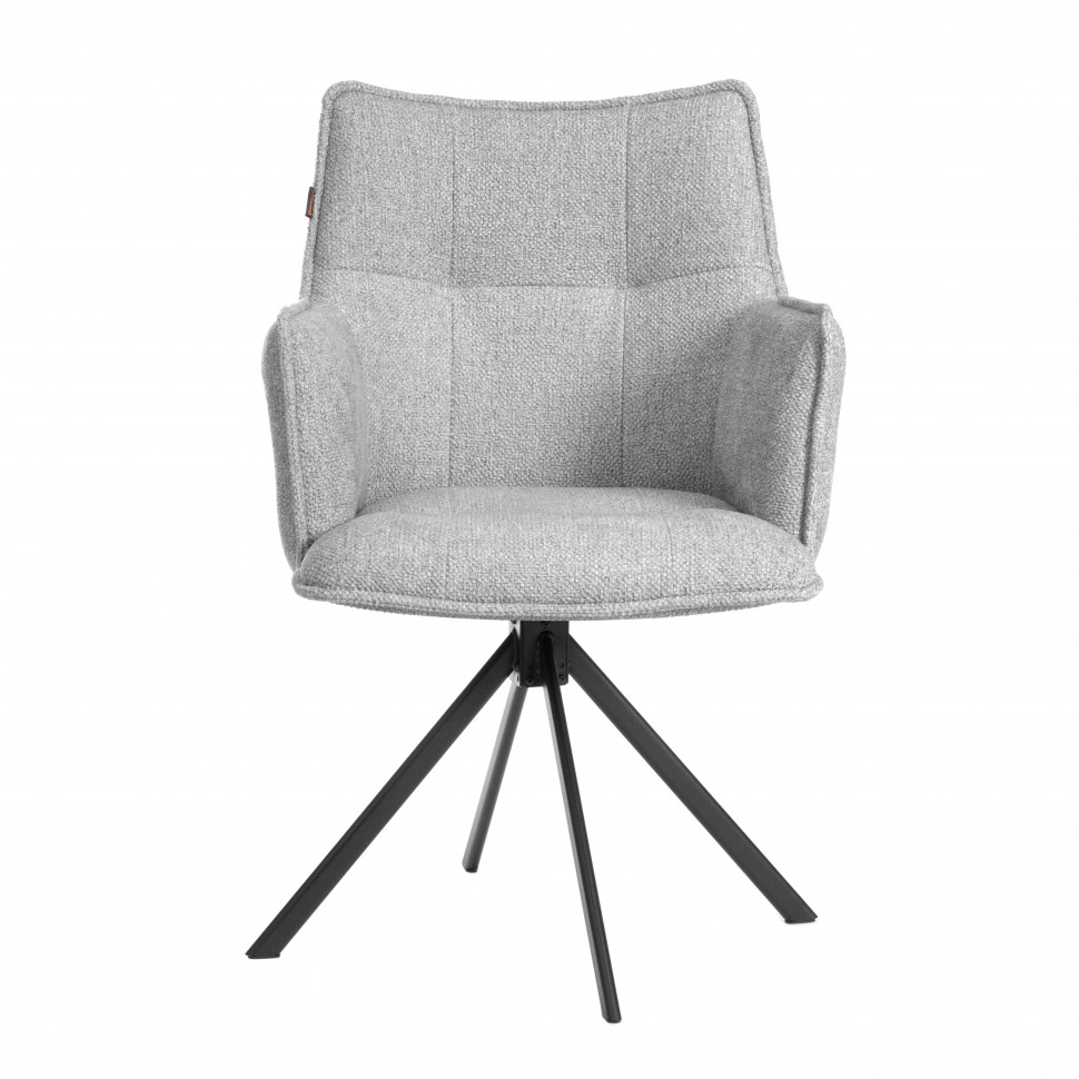 Кресло Lutz/Луц опора 360, велюр/букле, vt шейп серый