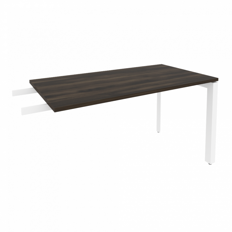 Onix Брифинг-приставка на П-образном м/к O.MP-BR-13 Дуб Мали/Металл Белый 1380*720*750