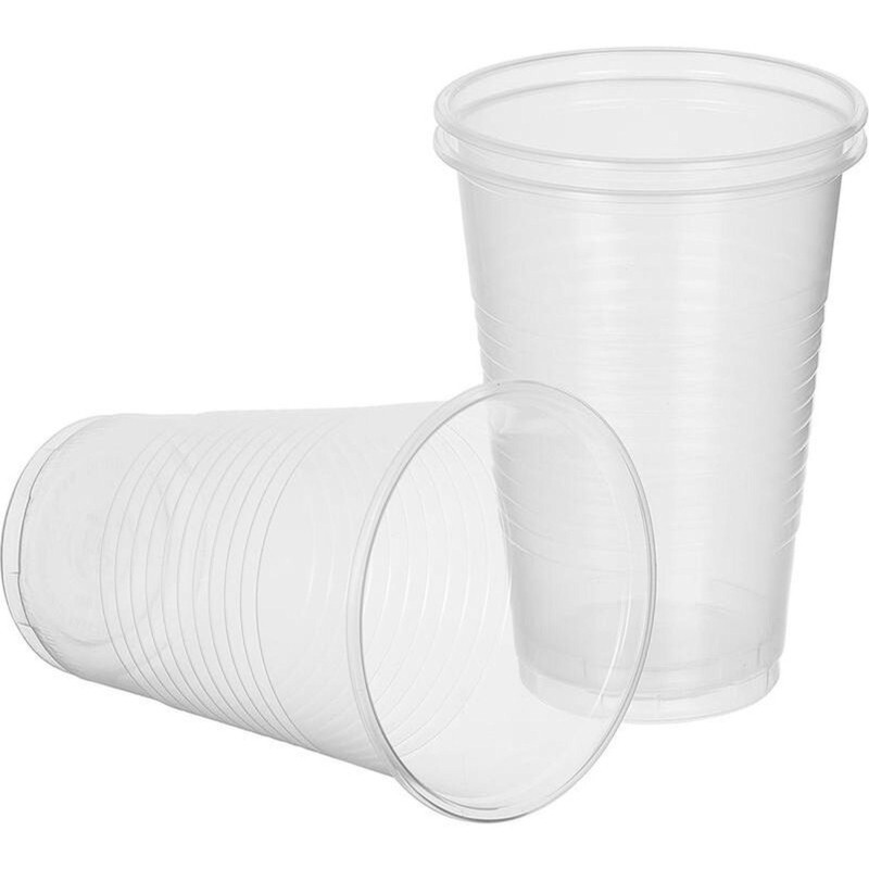 Стакан одноразовый 200мл прозр., для хол/гор., бюджет, КОМУС ПП3000шт/кор