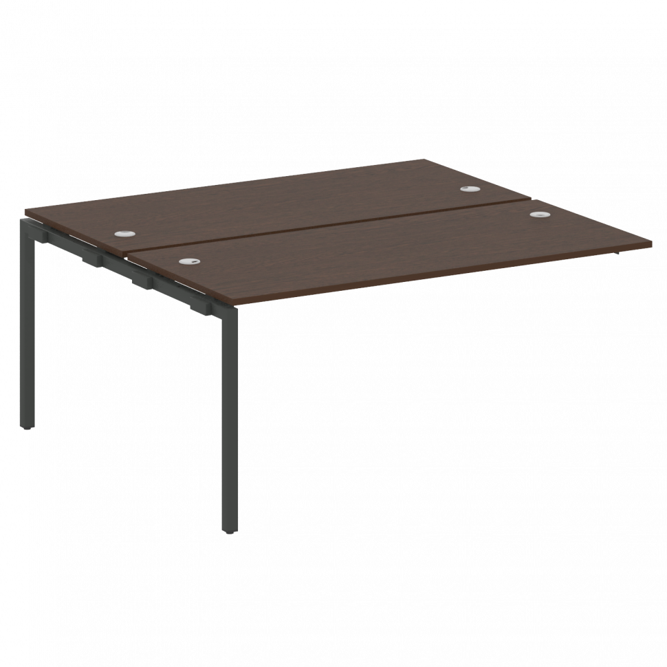 Metal System Quattro Проходной элемент рабочей станции на П-образном м/к 40БП.ПРС-СП-2.4 Венге Цаво/ Metal System Quattro Проходной элемент рабочей станции на П-образном м/к 40БП.ПРС-СП-2.4 Венге Цаво/