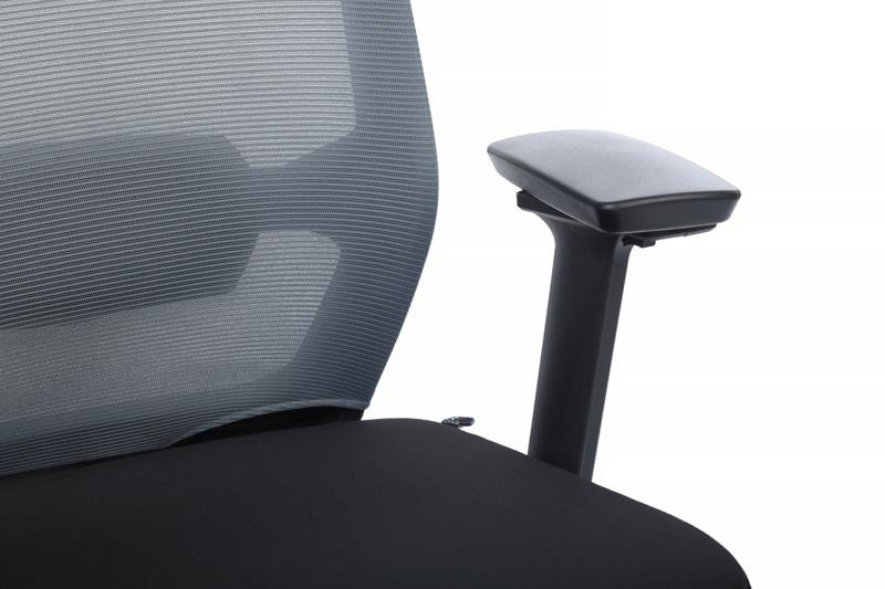 Кресло Фикс RCH 851E-3D-M3 Серый/Черный