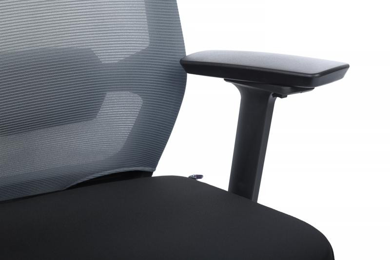 Кресло Фикс RCH 851E-3D-M3 Серый/Черный