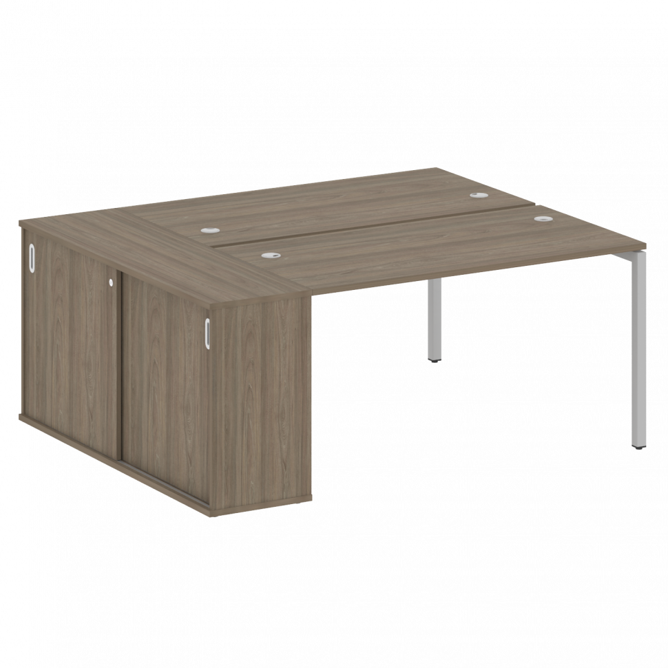 Metal System Quattro Рабочая станция с шкафом-купе на П-образном м/к 40БП.РС-СШК-1.3 Т Вяз Благородн Metal System Quattro Рабочая станция с шкафом-купе на П-образном м/к 40БП.РС-СШК-1.3 Т Вяз Благородн