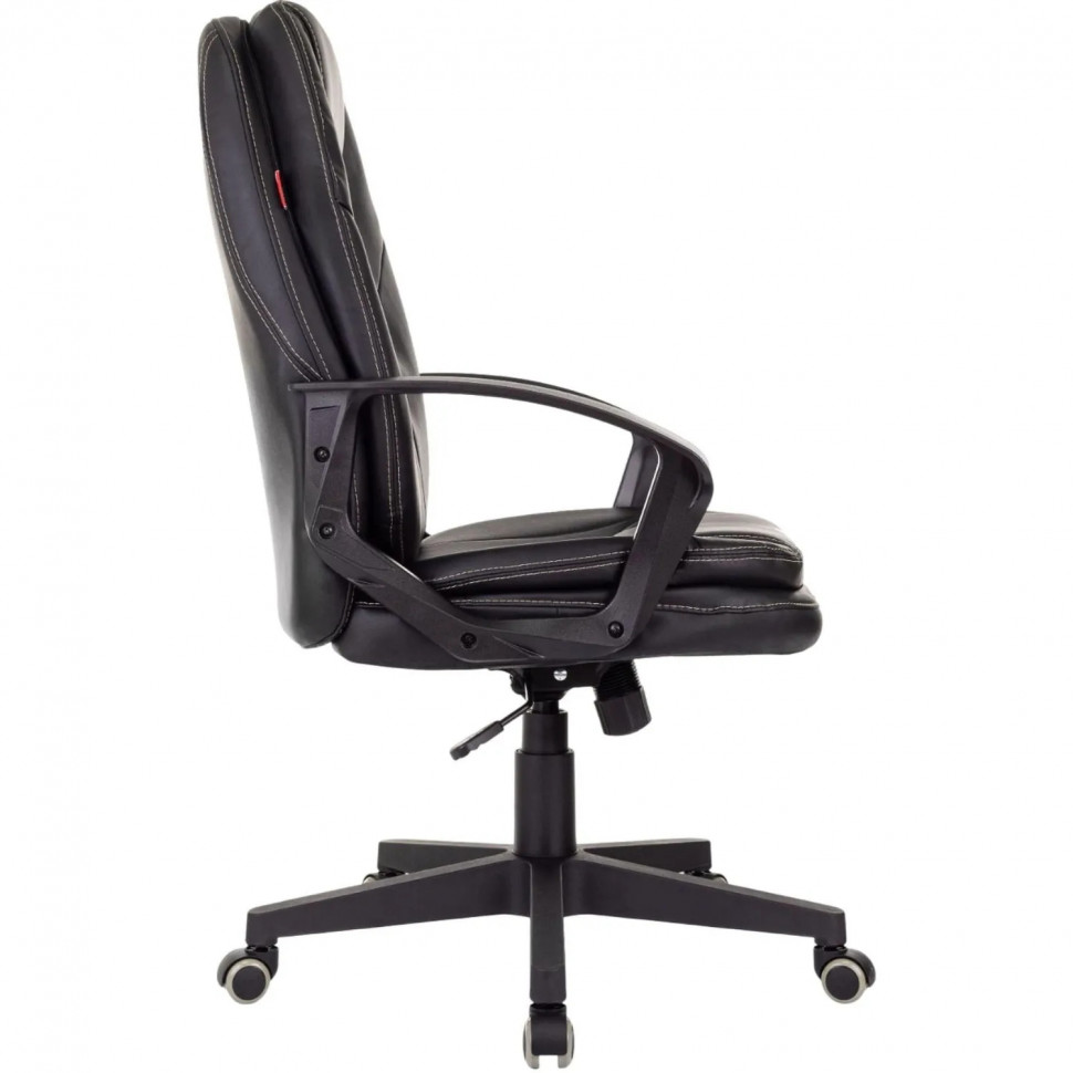 Кресло VB_EChair 668 PU черный эко.кожа крестов. пластик