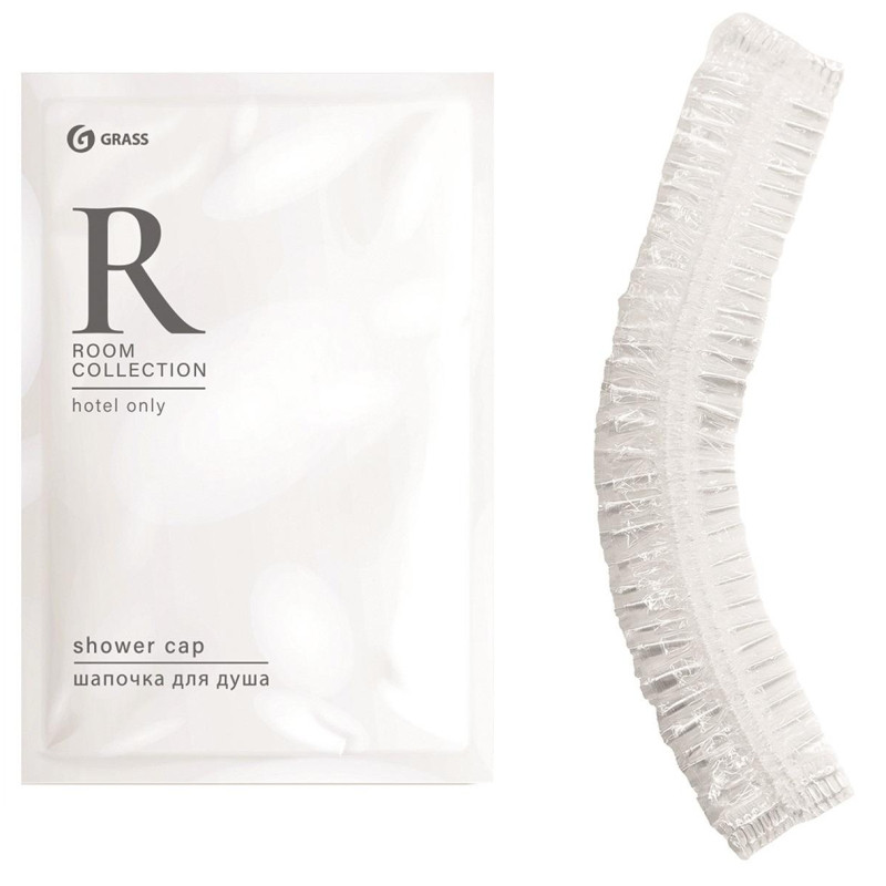 Шапочка для душа Room (флоу-пак) 200шт/уп Шапочка для душа Room (флоу-пак) 200шт/уп