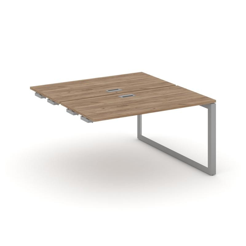 Style Project Стол-приставка к опор. элем. SN-59O.DPRS-001 Дуб Табак/Металл Серый/Серебро Заглушка 9