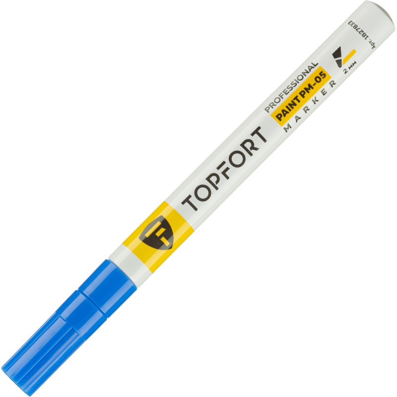 Маркер лаковый TOPFORT Paint 2 мм синий