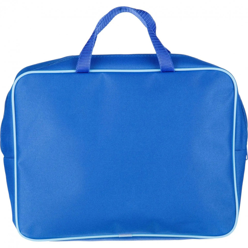 Папка для тетрадей Синяя А4 молния/ручки,ткань,75мм,ПМД-4-42