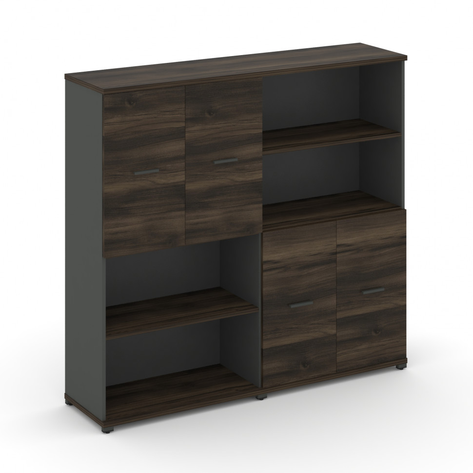 Concept Набор №421.S CN.STSN-421 A Дуб Мали/Антрацит/Металл Антрацит 1668*420*1554