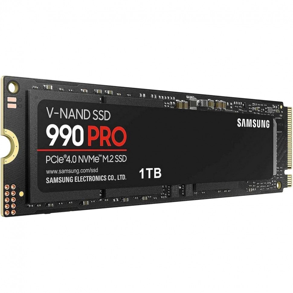 SSD накопитель Samsung 990 Pro 1Tb, M.2 2280, PCI-E 4.0 x4 (MZ-V9P1T0BW)