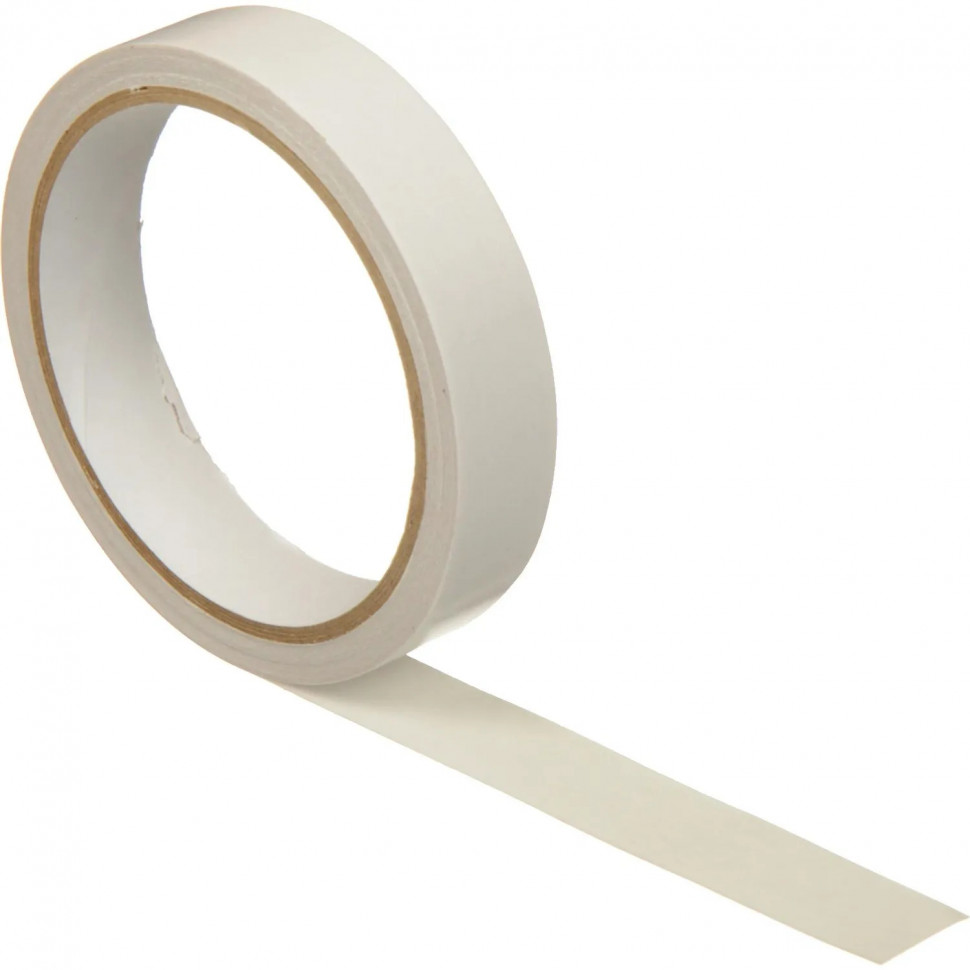Клейкая лента двухсторонняя на бумажной основе 19 мм 10 м