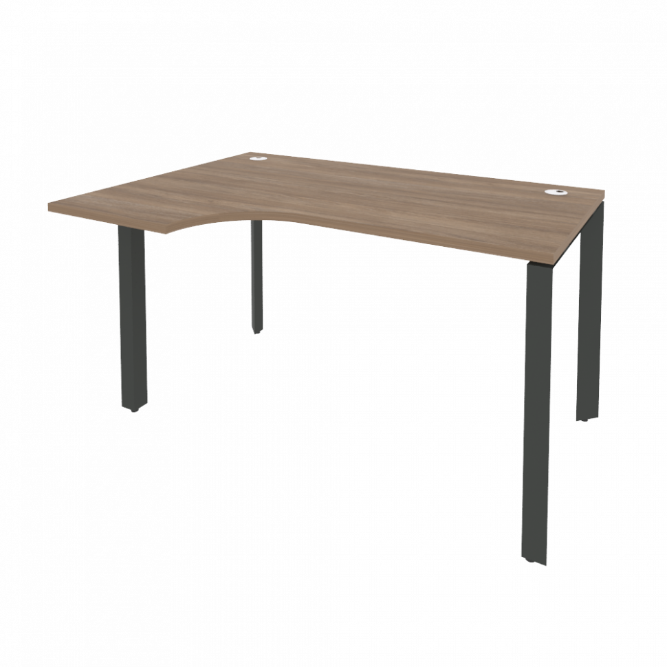Onix Стол эргономичный левый на П-образном м/к O.MP-SA-2 (L) Дуб Аризона/Металл Антрацит 1380*980*75 Onix Стол эргономичный левый на П-образном м/к O.MP-SA-2 (L) Дуб Аризона/Металл Антрацит 1380*980*75