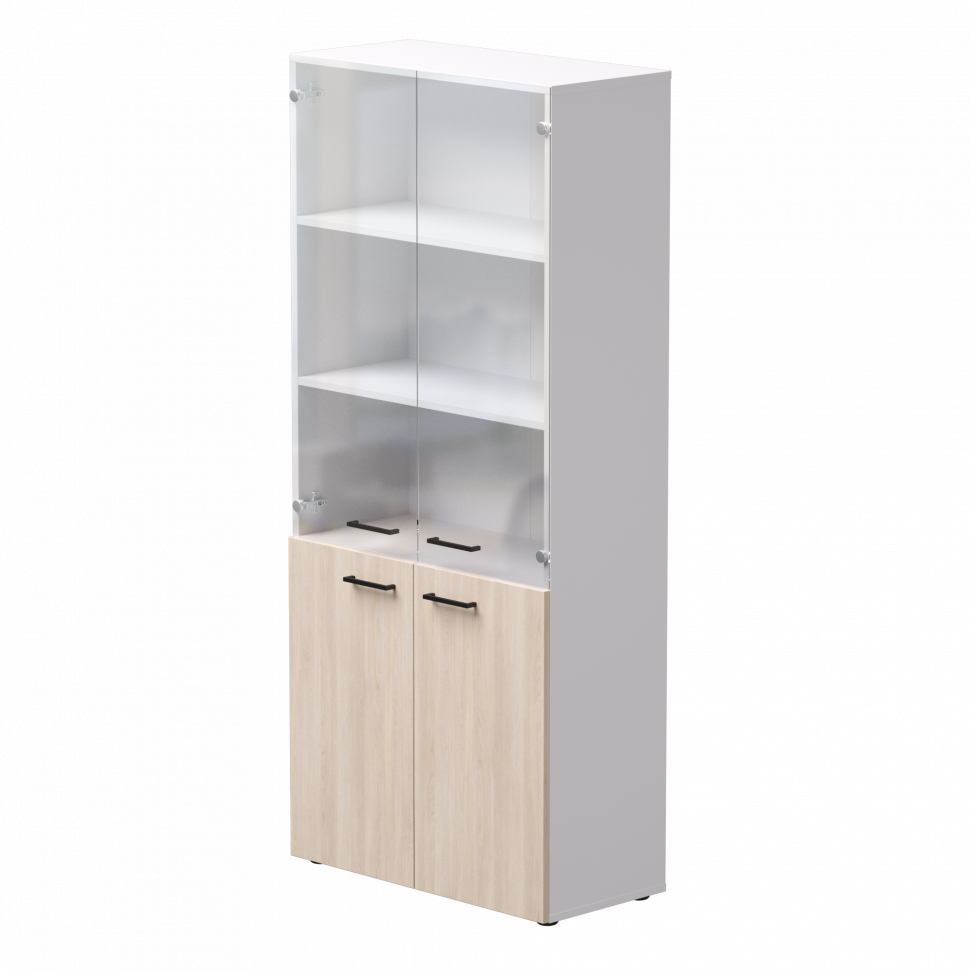 Шкаф комбинированный Everprof EVO (ЭВО) 800х383x1835 Белый/Дуб Соната