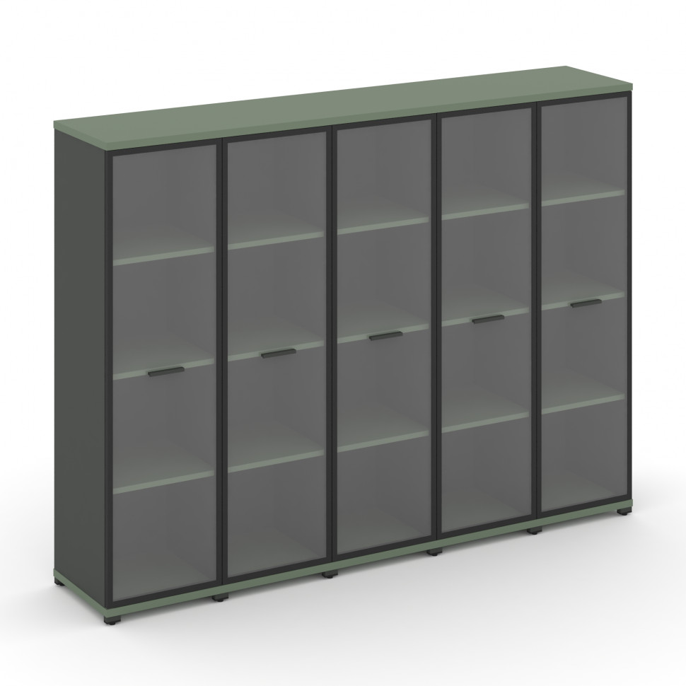 Concept Шкаф 5 узких секций, 4 ниши CN.STU-456 RPB A Кобо/Антрацит/Металл Антрацит/Прозрачный 2084*4 Concept Шкаф 5 узких секций, 4 ниши CN.STU-456 RPB A Кобо/Антрацит/Металл Антрацит/Прозрачный 2084*4